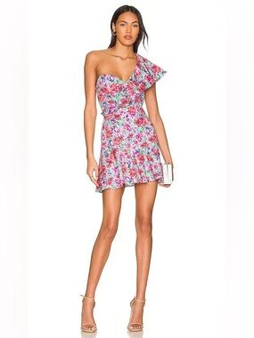 Amanda Uprichard x REVOLVE Mckinnon One Shoulder Dress Size Small